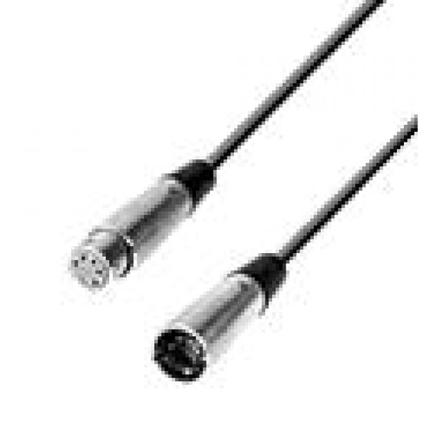 Microphone cable, 33 ft (10 m), 5 pin XLR