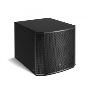 18" subwoofer indoor, black.