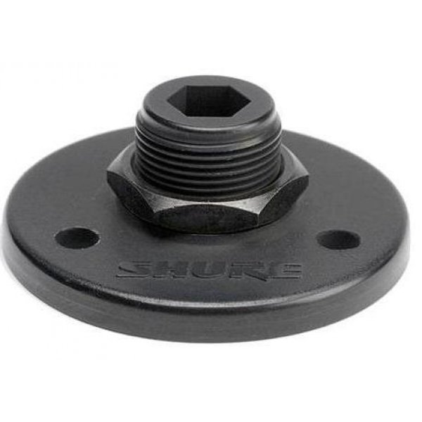 5/8"-27 Threaded Mounting Flange, Black