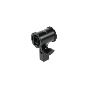 Metal shock mount for pencil microphones