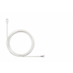 Subminiature Lavalier Microphone - Bare Wire White