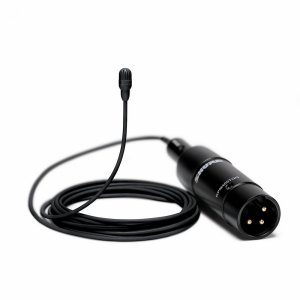 Subminiature Lavalier Microphone - XLR Black w/ Acc