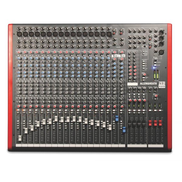 4-Buss Mixer. 16 Mic/Line + 2 Dual Stereo Ch., 4 b