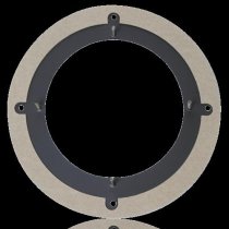 Adaptor for converting 6″ speaker hole pattern dev