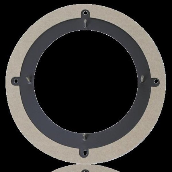 Adaptor for converting 6" speaker hole pattern dev