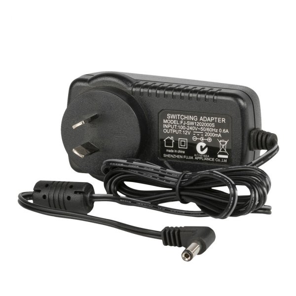 12 volt 2 amp AC/DC adapter for AU/Australia