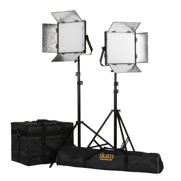 Kit with 2 x Lyra Bi-Color 1 x 1 LED Soft Lights