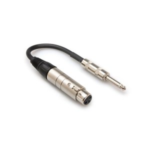MIC Z TRANSFORMER XLR3F - 1/4″ TS 6IN