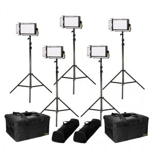 Lyra Daylight 5-Point LED Soft Panel Light Kit w/5