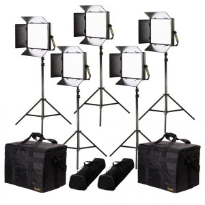 Lyra Daylight 5Point LED Soft Panel Light Kit w/5x