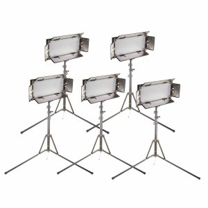 Kit with 5 x IB508-v2 LED Studio Lights