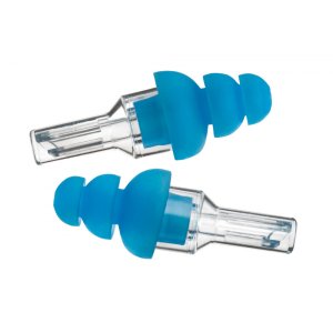 EARPLUG 1PR CLEAR CAP BLUE TIP CLAMSHELL