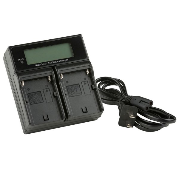 Dual Battery Charger for Sony L-Series Style Batte