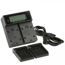 Dual Battery Charger for Sony L-Series Style Batte