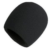 Black Foam Windscreen for All Shure Ball Type Micr