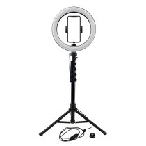 10″ 3-Color Ring Light Kit with Stand and Remote