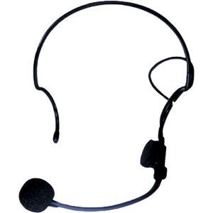 Headworn condenser microphone