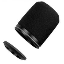 Black Snap-Fit Foam Windscreens for MX183, MX184,