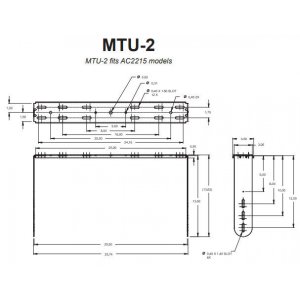 U Bracket for AC2215/xx Two Way Loudspeaker System