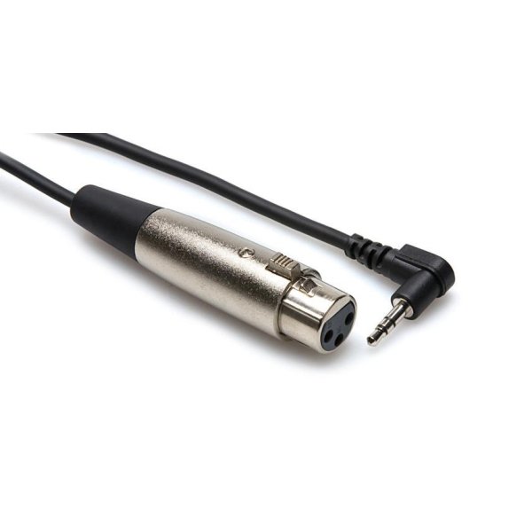 1' Microphone Cable (XLR3F - 3.5 mm TRS)