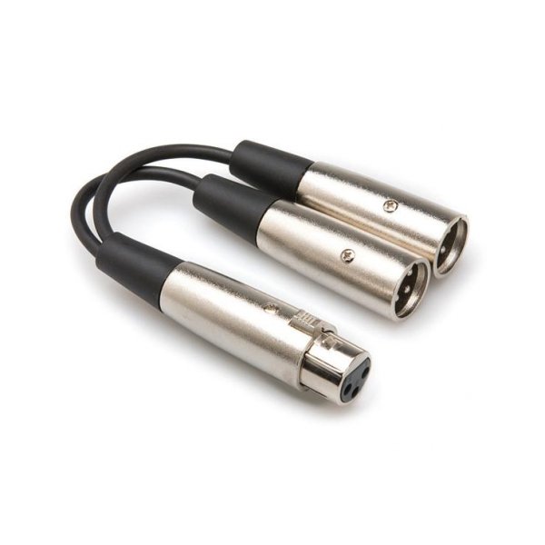 18" Y Cable (XLR3F - Dual XLR3M)