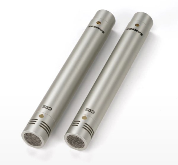 Samson C02 Pencil Condenser Mics - SuperCardioid (Pair)