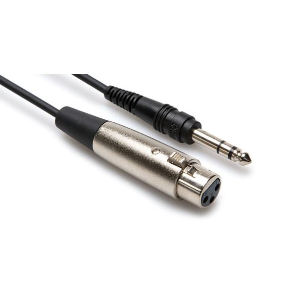 CABLE 1/4" TRS - XLR3F 5FT