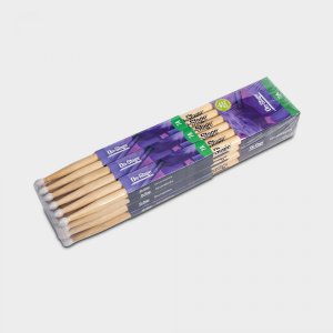 Hickory Drum Sticks (7A, Nylon Tip, 12pr)