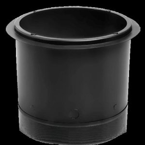 8″ Flanged Round Enclosure 10″ Deep W/Fiberglass