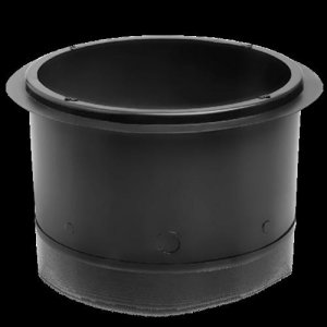 8″ Flanged Round Enclosure 7 inch Deep W/Fiberglas