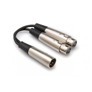Y CABLE XLR3M - XLR3F