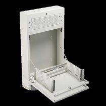 2RU Tilt Out Wall Cabinet for 19″ Equipment (White)
