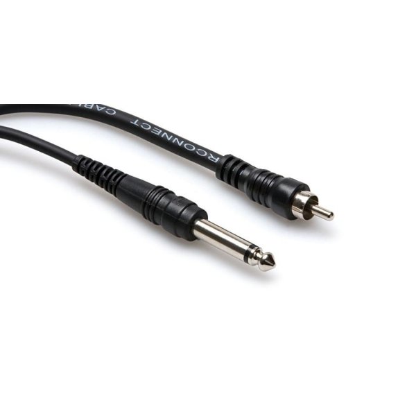 CABLE 1/4" TS - RCA 3FT