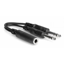 Y CABLE 1/4" TRSF - 1/4" TRS