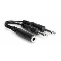 Y CABLE 1/4" TSF - 1/4" TS