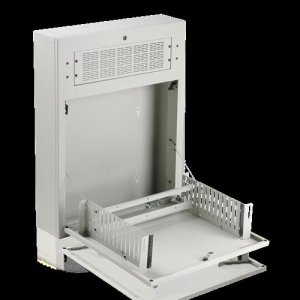 3RU Tilt Out Wall Cabinet for 19" Equipment (White)