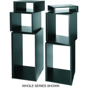 RK Series 8RU Laminate Rack Case (Black, 22″ Depth)