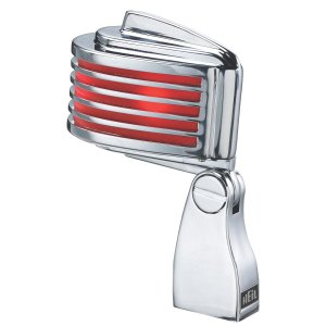 Deco Series Retro Vocal Microphone with Red LED