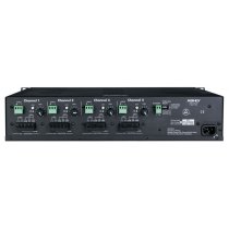 TRA Series 4 x 75W Amplifier for 25V/70V/100V Systems