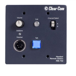 2-Channel Select Flush-Mount Headset Station