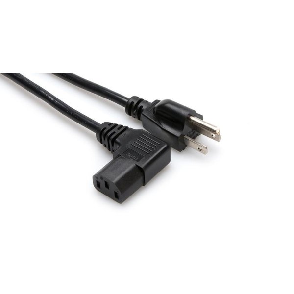 POWER CORD IEC C13 - NEMA 5-15P RA 8FT