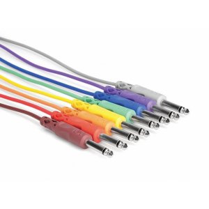 PATCH CABLE 1/4″ TS - SAME 3FT 8PC
