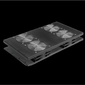 Top-Mounted 19″ Fan Panel with Four Fans