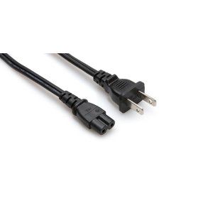 POWER CORD IEC C7 - NEMA 1-15P 8FT