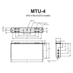 U Bracket for AC2212/xx Two Way Loudspeaker System