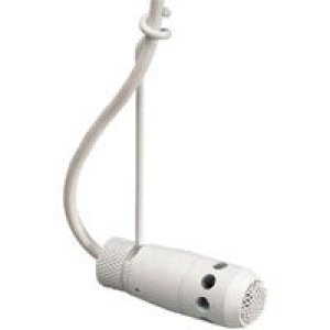 Cardioid pattern hanging microphone, White