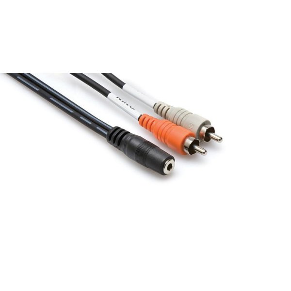 Y CABLE 3.5MM TRSF - RCA 10FT