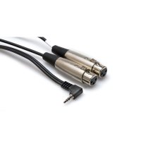 Y CABLE 3.5MM TRS - XLR3F 2FT
