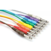 PATCH CABLE 1/4″ TS - SAME 1FT 8PC