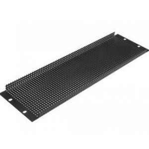 19″ 4 RU Recessed Vent Rack Panel